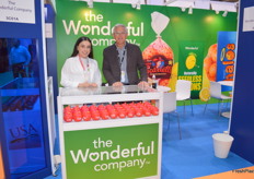 Yehidy Gomez and Tom Rouse from the Wonderful Company were happy to meet potentially new customers.